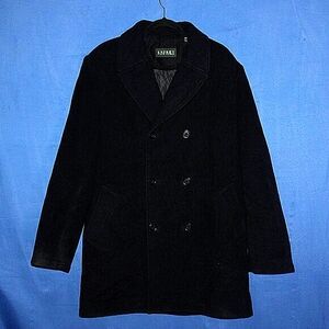 Lauren Ralph Lauren Wool Blend Pea Coat Black 42L